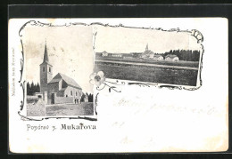 AK Mukarov, Ortsansicht Und Kirche  - Tchéquie