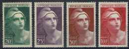 France Frankreich 1945 - MiNr 703/06* - Freimarken: Marianne, Großformat - Unused Stamps