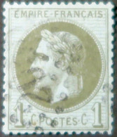 X1245 - FRANCE - NAPOLEON III Lauré N°25 - LUXE - GC 2055 : LE LION D'ANGERS (Maine Et Loire) INDICE 4 - BON CENTRAGE - 1863-1870 Napoléon III. Laure