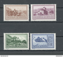 1934 Liechtenstein, N. 118/121 - Serie Di 4 Valori - MNH** - Autres & Non Classés