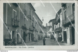 Bu18 Cartolina  Maddaloni Via Ponte Carolina Provincia Di Caserta - Caserta