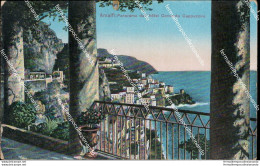 Az33 Cartolina Amalfi Panorama Dall'hotel Convento Capuccini Salerno - Salerno