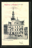 AK Kladno, Radnice - Rathaus  - Tchéquie