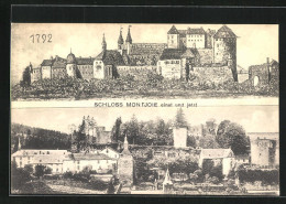 AK Montjoie, Schloss Einst 1792 Und Jetzt  - Other & Unclassified