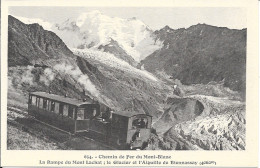 CARTE POSTALE ANCIENNE  CHEMIN DE FER MONT BLANC - GLACIER BIONNASSAY - LA RAMPE DU MONT LACHAT - Autres & Non Classés