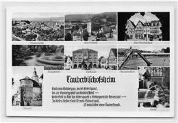 39104211 - Tauberbischofsheim. Marktplatz Frankenbad Alte Schloss Ungelaufen  Gute Erhaltung. - Tauberbischofsheim