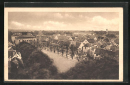 AK Germersheim A. Rh., Marktplatz Aus Der Vogelschau  - Germersheim