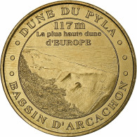 France, Jeton Touristique, La Dune Du Pyla, 2005, MDP, Or Nordique, SPL - Otros & Sin Clasificación