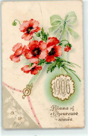 51649411 - 1906 Blumen - Nieuwjaar