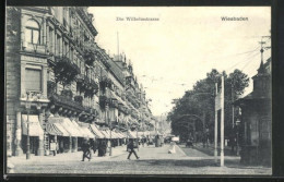 AK Wiesbaden, Wilhelmstrasse  - Wiesbaden