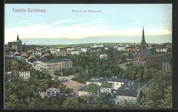 AK Teplitz Schönau / Teplice, Ortsansicht, Blick Von Der Stefanshöhe  - Tsjechië