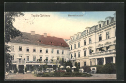 AK Teplitz Schönau / Teplice, Herrenhausbad  - Tsjechië