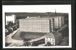 AK Warnsdorf / Varnsdorf, Továrna Jemných Puncoch  - Tsjechië