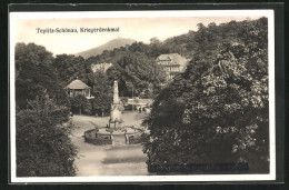 AK Teplitz Schönau / Teplice, Kriegerdenkmal  - Czech Republic