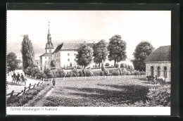AK Dondangen /Kurland, Schloss Dondangen  - Lettonia