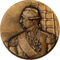 France, Médaille, Compagnie Générale Transatlantique, Paquebot De Grasse - Andere & Zonder Classificatie