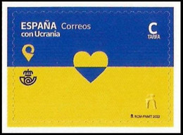 ESPAGNE SPANIEN SPAIN ESPAÑA 2022 SPAIN WITH UKRAINE - CON UCRANIA MNH ED 5579 MI 5630 YT 5335 SG 5579 - Unused Stamps
