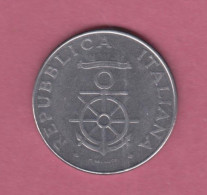 Italia, 1981- 100 Lire. Centenary Naval Accademy Livorno- Acmonital- Obverse Emblem Of Accademy. - 100 Lire