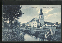 AK Grafenwöhr, Blick Nach Der Stadtkirche  - Grafenwoehr