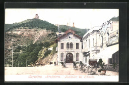 Postal Barcelona, Alrededores, Funicular Del Tibidabo  - Barcelona