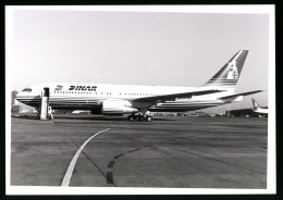 Fotografie Flugzeug Boeing 767, Passagierflugzeug Der Dinar, Kennung G-BRIF  - Luftfahrt