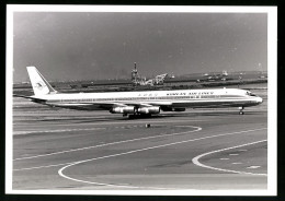 Fotografie Flugzeug Douglas DC-8, Passagierflugzeug Der Korean Air Lines, Kennung N868F  - Luftfahrt