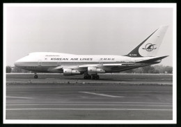 Fotografie Flugzeug Boeing 747SP Jumbojet, Passagierflugzeug Der Korean Air Lines, Kennung HL7456  - Luftfahrt
