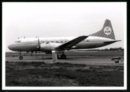 Fotografie Flugzeug Convair, Niederdecker, Passagierflugzeug Der KLM, Kennung PH-CGF  - Luftfahrt