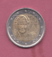 Italia, 2020- 2 Euro, Montessori- Circulating Commemorative Coin- Bimetallic Nickel Brass Clad Nickel Center In Copper-n - Italia