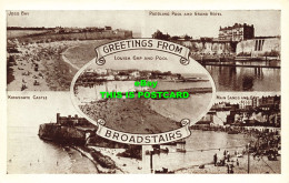 R584242 Greetings From Broadstairs. Kingsgate Castle. Joss Bay. Main Sands And B - World