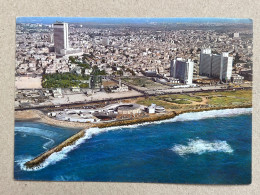 GEOGRAPHICAL POSTCARD - TEL AVIV, Southwest Of The City: Dolphinarium, Hasan Bek Mosque And Migdal Shalom ISRAEL - Israel