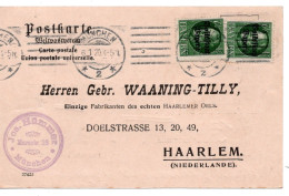 64371 - Altdeutschland / Bayern - 1920 - 2@7.5Pfg Volksstaat A Kte MUENCHEN -> Niederlande - Lettres & Documents