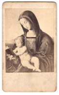 Fotografie Unbekannter Fotograf Und Ort, Gemälde: Madonna Mit Dem Kinde Nach Raphael  - Autres & Non Classés