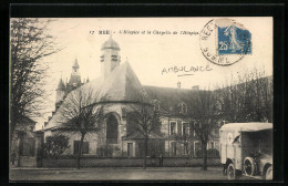 CPA Rue, L`Hospice Et La Chapella De L`Hospice, Ambulance  - Rue