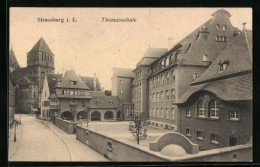 CPA Strassburg, Vue De La Rue An Der Thomasschule  - Other & Unclassified