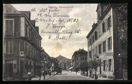 CPA Zabern, Rue De La Gare Avec Hotel Münchner Kindl  - Other & Unclassified