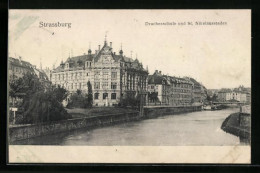 CPA Strassburg, Drachenschule Et St. Nikolausstaden  - Other & Unclassified