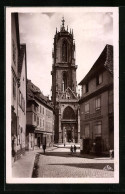CPA Selestat, Rue Du Babel Et Eglise St-Georges  - Selestat