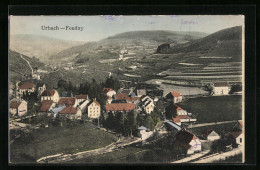 CPA Urbach, Vue Générale Avec Gebirge  - Autres & Non Classés