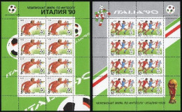 Sowjetunion Kleinbögen 6089-6090 Postfrisch Fußball #GB690 - Autres & Non Classés