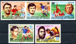Kongo 614-618 Postfrisch Fußball #GB676 - Sonstige & Ohne Zuordnung