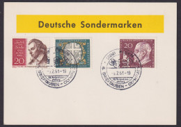 Bund Essen Inter. SST Brieftauben Olympia 1961 + Verbands Ausstellung - Storia Postale