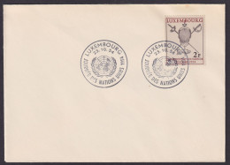 Luxemburg 523 Sport Fechten Weltmeisterschaft Luxus Auf Umschlag Ausgabe 1954 - Briefe U. Dokumente
