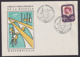 Wasserbillig Europa Luxemburg Philatelie Briefmarken Ausstellung Pfadfinder 1958 - Brieven En Documenten