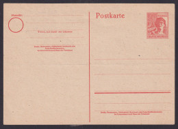 All. Besetzung Ganzsache P 963 Frage & Antwort Luxus Ausgabe Arbeiter 1948 - Other & Unclassified