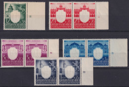 Briefmarken Besetzung Generalgouvernement 105-109 Rand Oft Paare Plus Form-Nr. - Autres & Non Classés