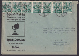 Briefmarken All. Besetzung Zehnfachfrankatur Paar Viererstreifen + Viererblock - Other & Unclassified