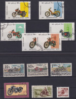 Übersee Schönes Lot Alter Motorräder Oldtimer Div Länder Afganistan Laos Vietnam - Motos
