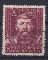 Briefmarken Besetzung Generalgouvernement 122 II Plattenfehler Gestempelt 35,00 - Autres & Non Classés