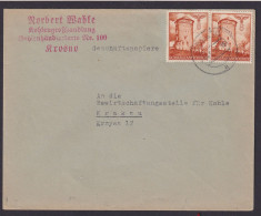 Briefmarken Besetzung Generalgouvernement Brief MEF 41 Krosno Nach Krakau - Sonstige & Ohne Zuordnung